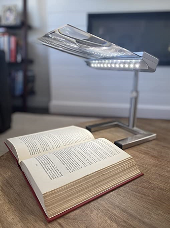 Cordless LED Full Page Desk Magnifier