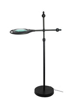 LED Adjustable 5X Floor Lamp Magnifier